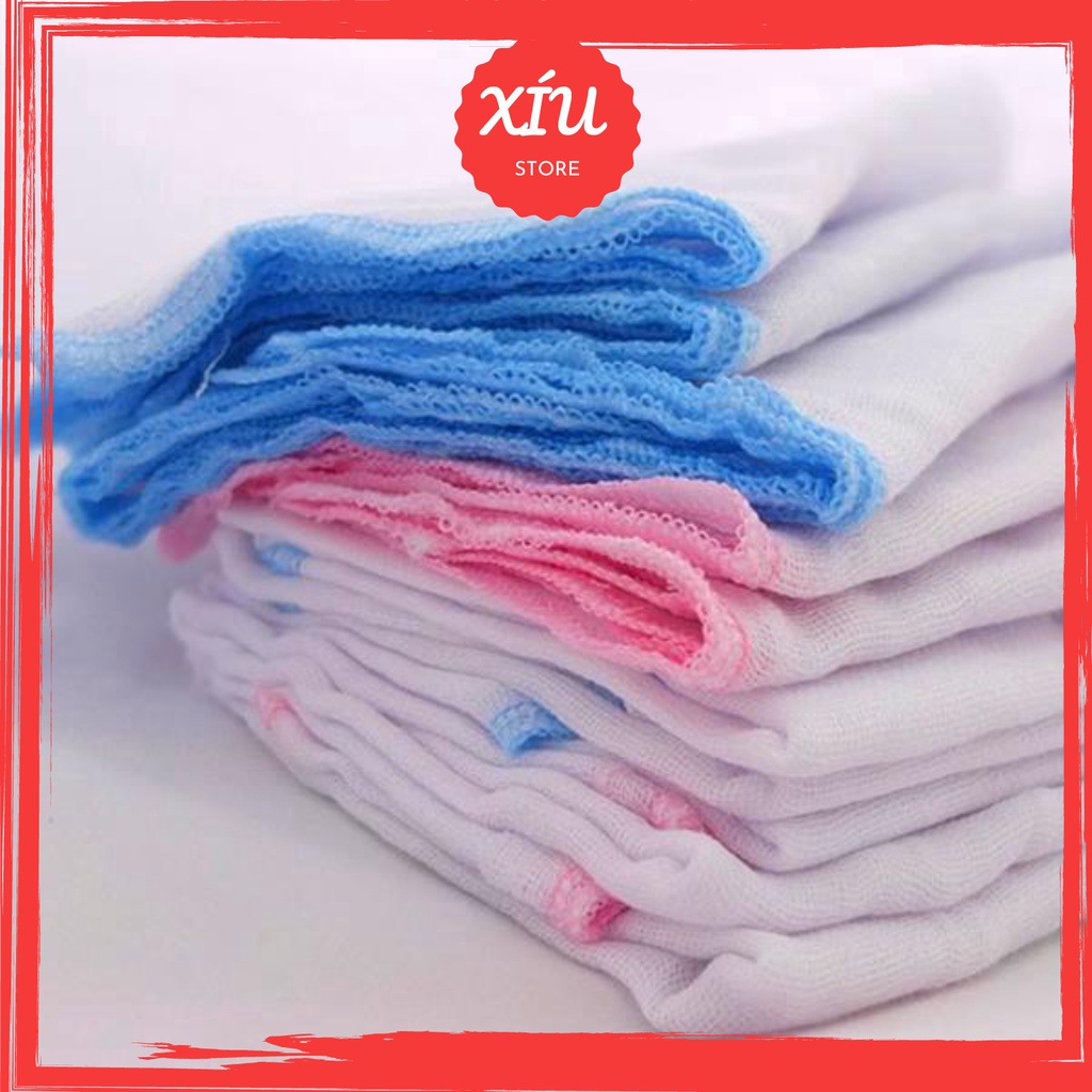 Khăn sữa cho bé sơ sinh xuất Nhật siêu mềm siêu thấm khăn xô sữa 2 lớp 3 lớp 4 lớp Set 10 khăn lau mặt Xiuxinchao