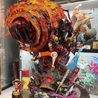Mô hình luffy gear 3 red rock hoàng siêu khủng - mô hình one piece