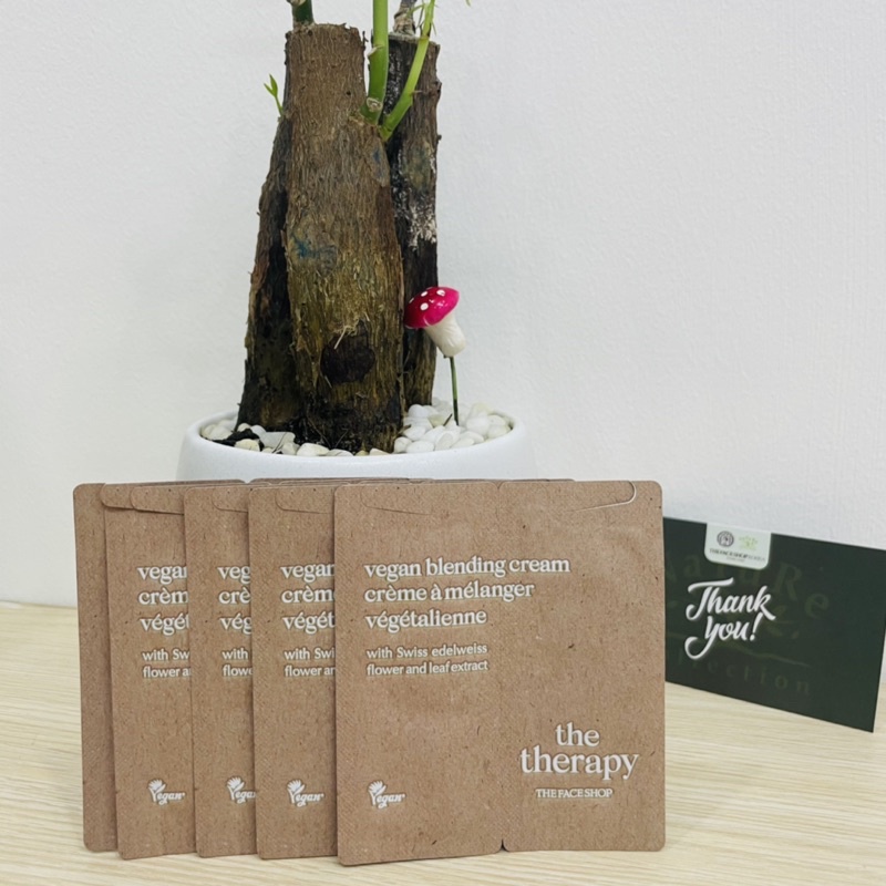 Set kem dưỡng thuần chay chống lão hoá The Therapy Vegan Blending Cream
