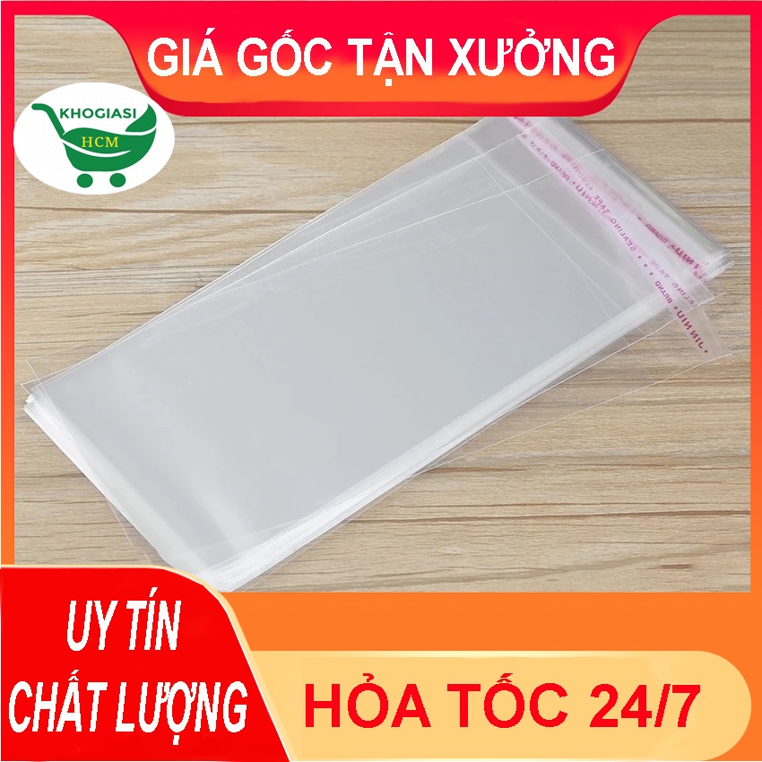 Túi opp dán miệng size 9 x 18cm đựng bao lì xì (1kg )
