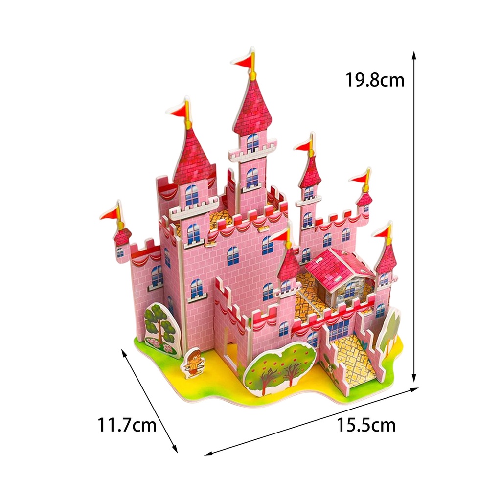 Đồ chơi giáo dục LAHOMIA lắp ghép mô hình 3D DIY làm quà tặng quà cho bé trai và bé gái