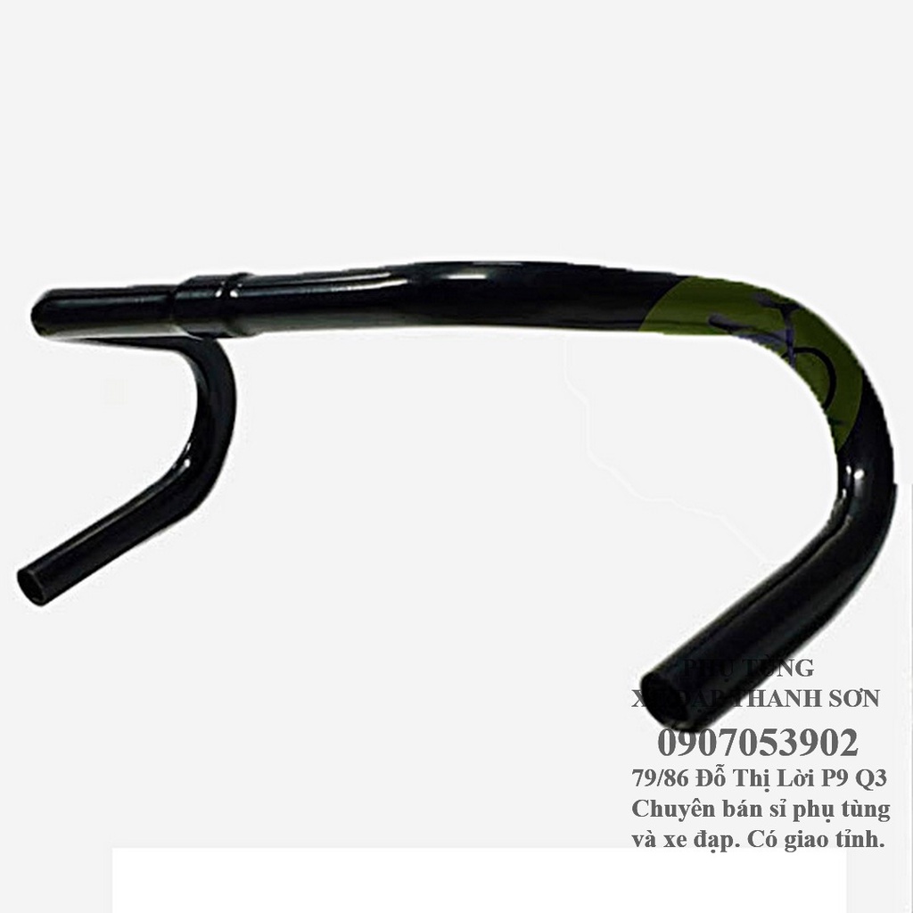 5p Tay lái xe đạp cong cuộc sừng trâu Fixed Gear