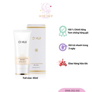 Kem nền BB Cream che khuyết điểm hoàn hảo OHUI Ultimate Britening SPF50+/PA++++ 45ml