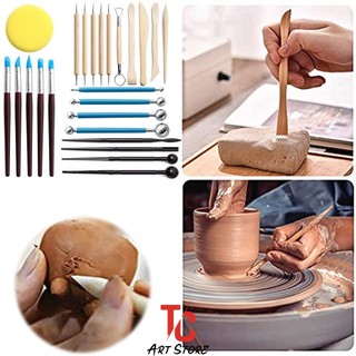 BÁN LẺ - Dụng cụ điêu khắc đất sét, cào đất sét, làm gốm