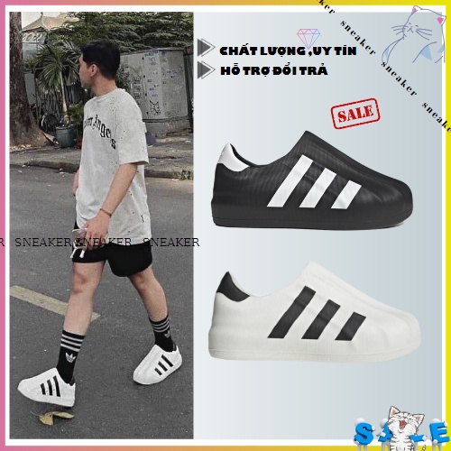 Giày Thể Thao Adifom Superstar Core Black White, Giày Sneaker Adidas sò adifom đen trắng cao cấp nam nữ ful pl