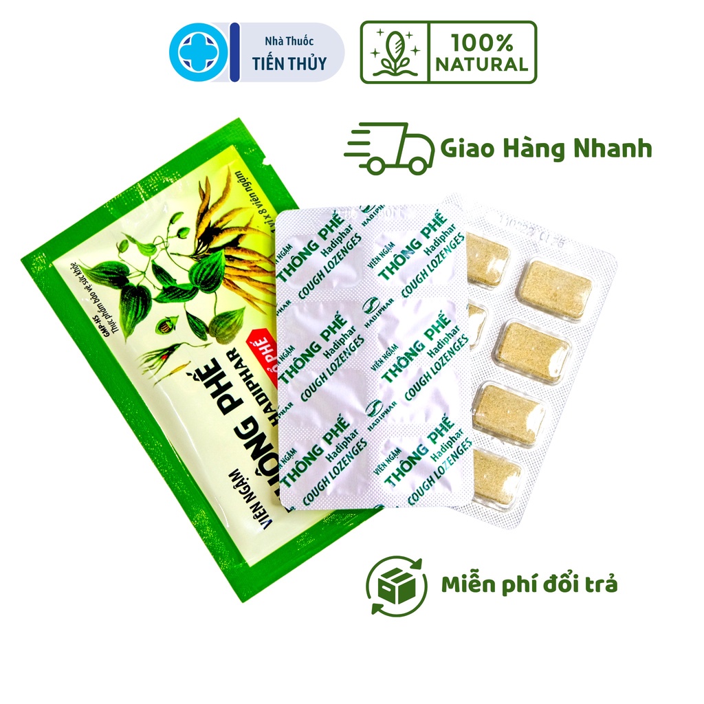 Kẹo ngậm ho Thông Phế , hỗ trợ giảm ho, giảm đờm, rát ngứa họng