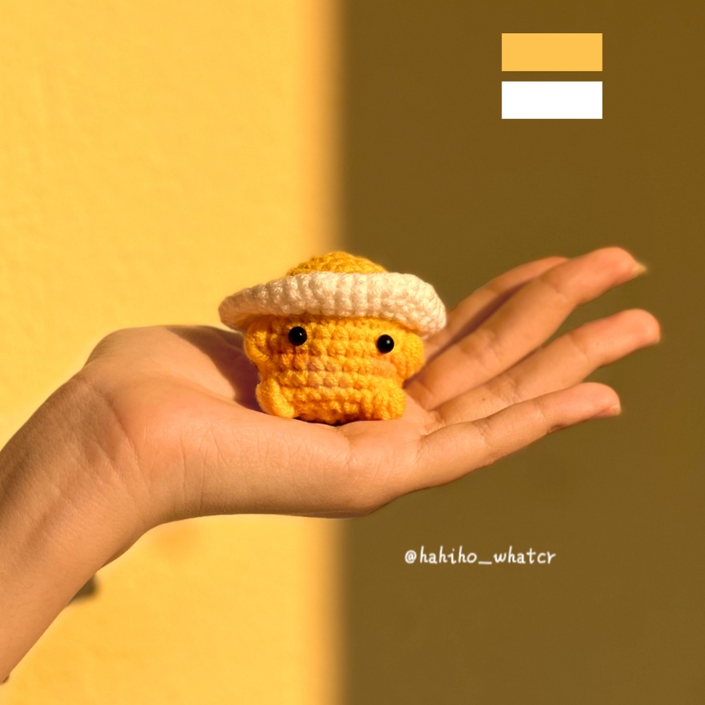 Móc khóa nấm Chunky | Kèm dây móc kim loại | @hahiho_whatcr