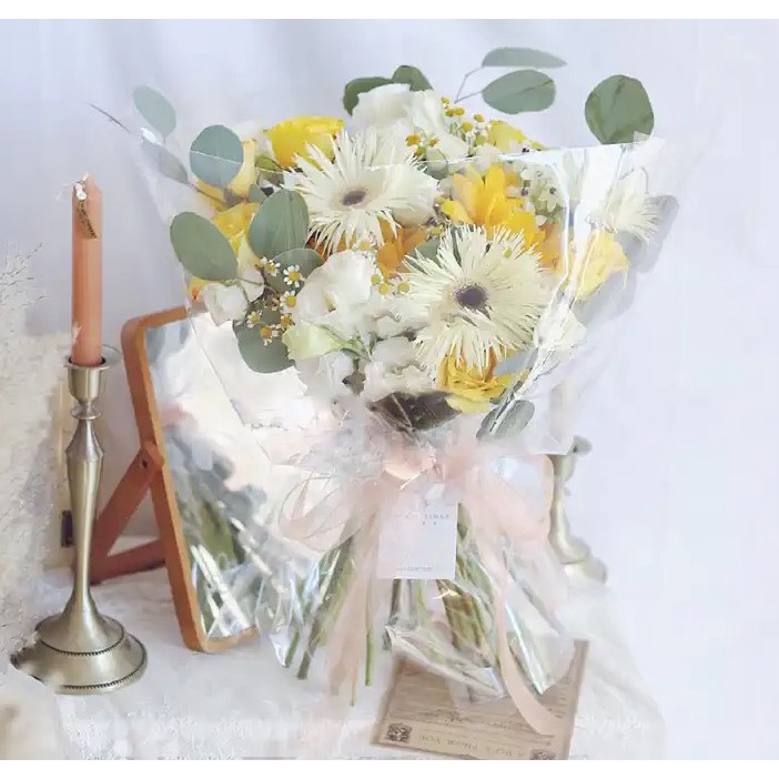 📿🎁 Combo 50 Tờ Giấy Bóng Kính Trong Suốt Gói Hoa  - PK2011🎉💫