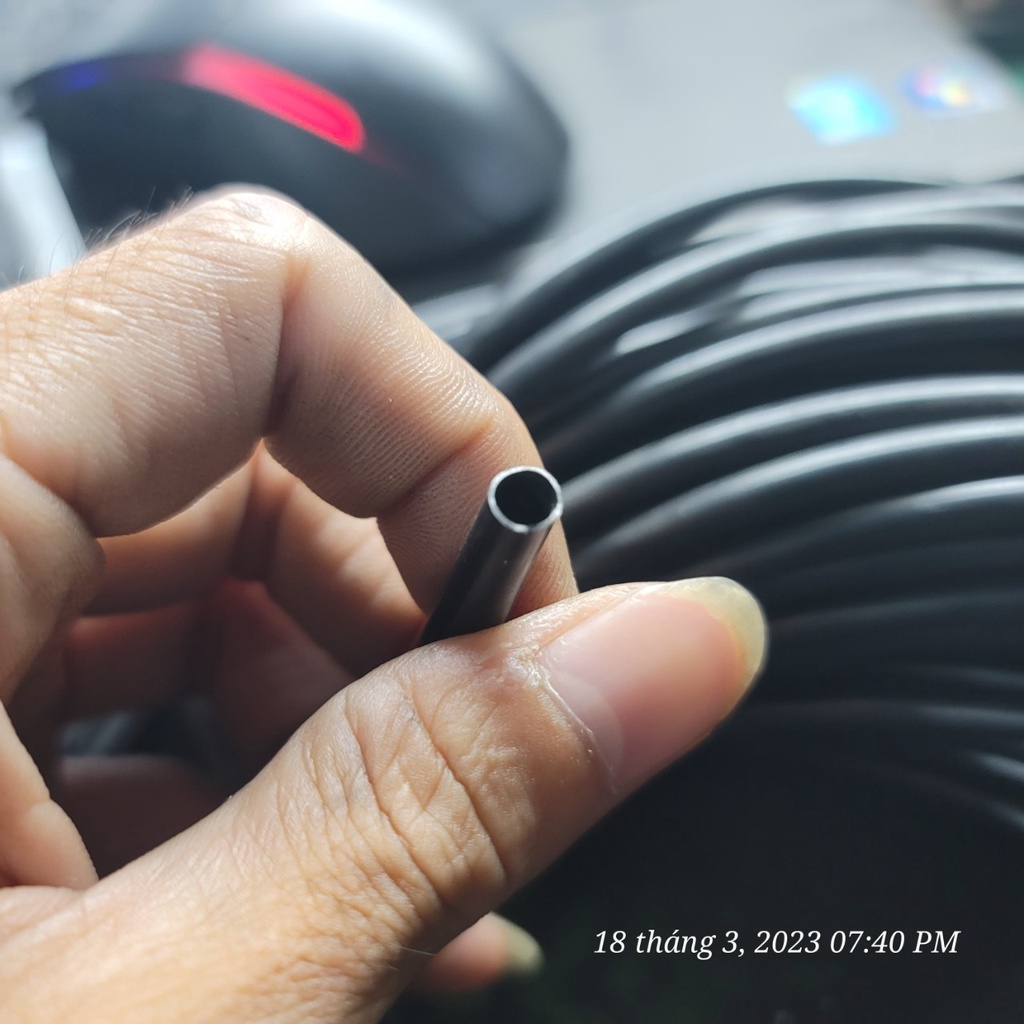 ỐNG NHỰA 5MM LUỒN DÂY ĐIỆN XE MÁY