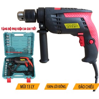 MÁY KHOAN ĐA CHỨC NĂNG 2000W, BỘ KHOAN ĐA NĂNG (KHOAN, BẮT VÍT, SIẾT BU LÔNG, MÀI), TẶNG BỘ PHỤ KIỆN 29 CHI TIẾT