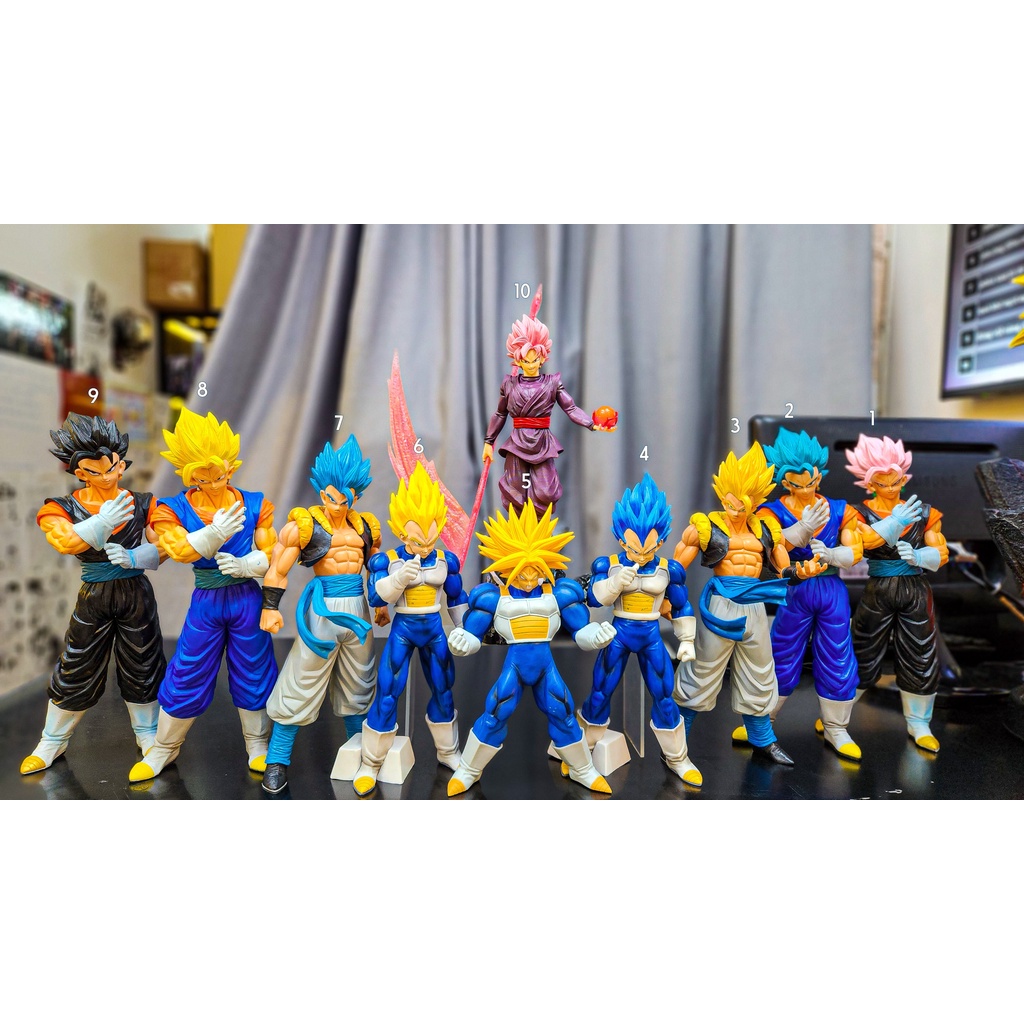 Combo mô hình Dragon ball Mabuu, songoku, trunk, bardock, piccolo tự chọn giá siêu đẹp