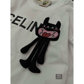 Áo phông celi đính nổi