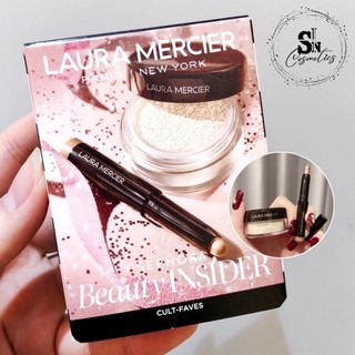 Set phấn phủ laura mercier 5g + kèm nhũ mắt 1g