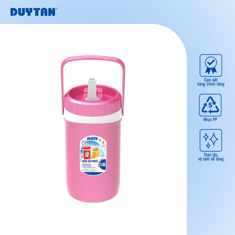 Bình giữ nhiệt DUY TÂN 1.5L có vòi