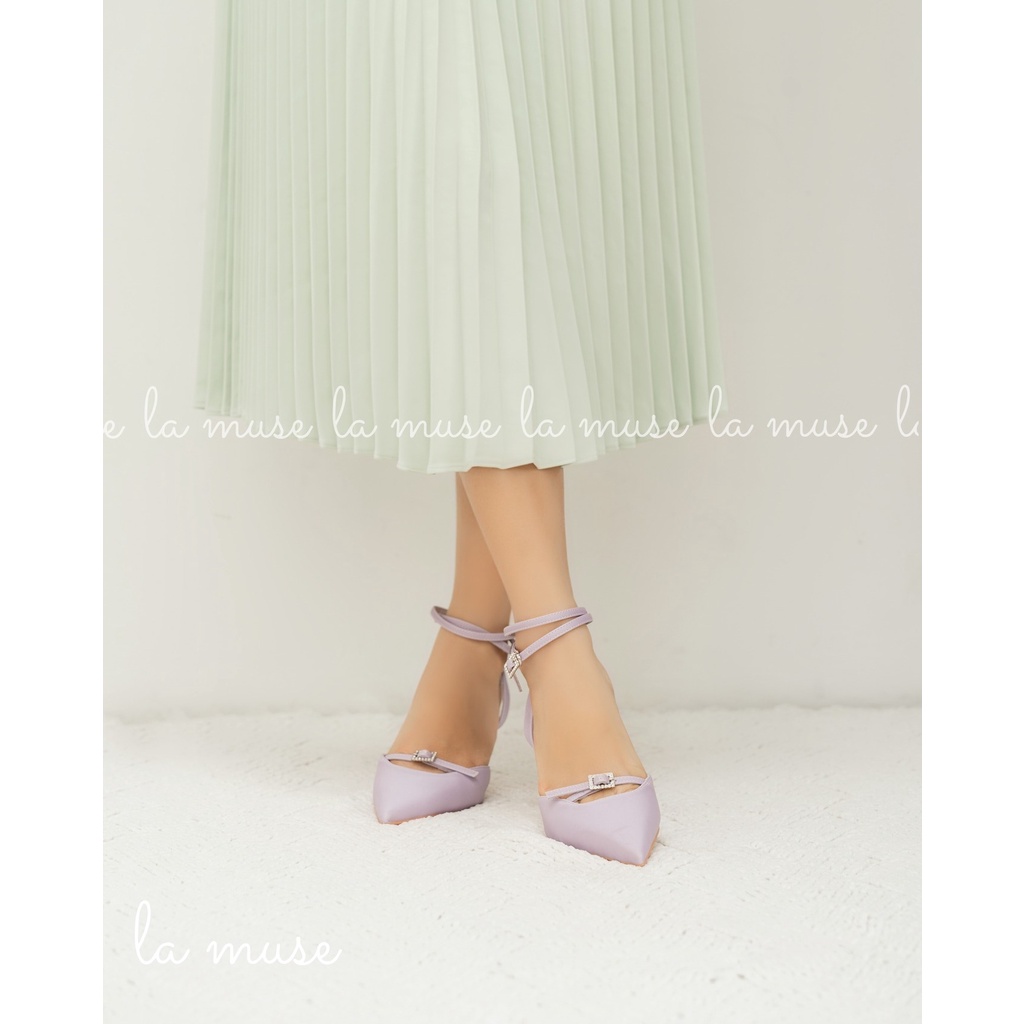 La muse - Giày sandals nữ cao gót Bemei