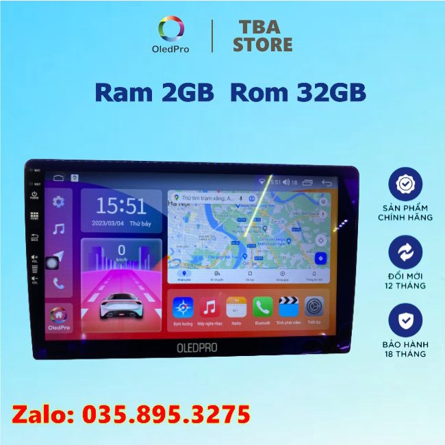 Màn Hình Android OLED PRO A3 New ram 2gb-rom 32gb chips 4 nhan manh me | BigBuy360 - bigbuy360.vn