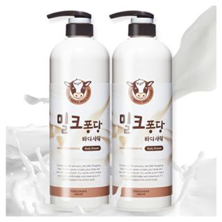 Sữa Tắm Chiết Xuất Từ Bò Sữa Welcos Milk Pongdang Body Shower Giúp Làm Sạch Và Trắng Da 1000ml Hàng Chính Hãng Hàn Quốc