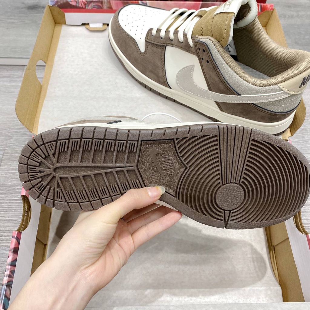 Full box+quà tặng🎁Giày sneaker sb dunk low otomo katsuhiro nâu da lộn thể than nam nữ