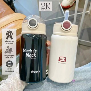 Bình giữ nhiệt kèm ống hút ly giữ nhiệt mini chất liệu inox giữ nhiệt siêu lâu coc4