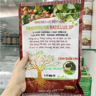 Nấm men ủ Trichoderma 1kg (ủ phân, tưới gốc phòng chống thối rễ..)