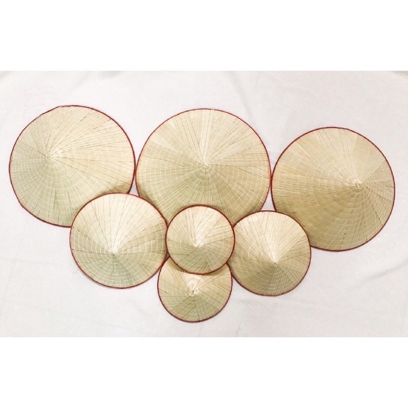 Nón lá, nón trang trí nón múa hát trẻ em, nón decor, nón người lớn nón lá shop Mây tre đan Anh Thư loại đẹp