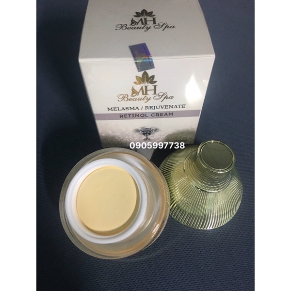 Kem Dưỡng Trắng mờ nám giảm mụn căng bóng 9-1 Retinol Cream MH Beauty Cream