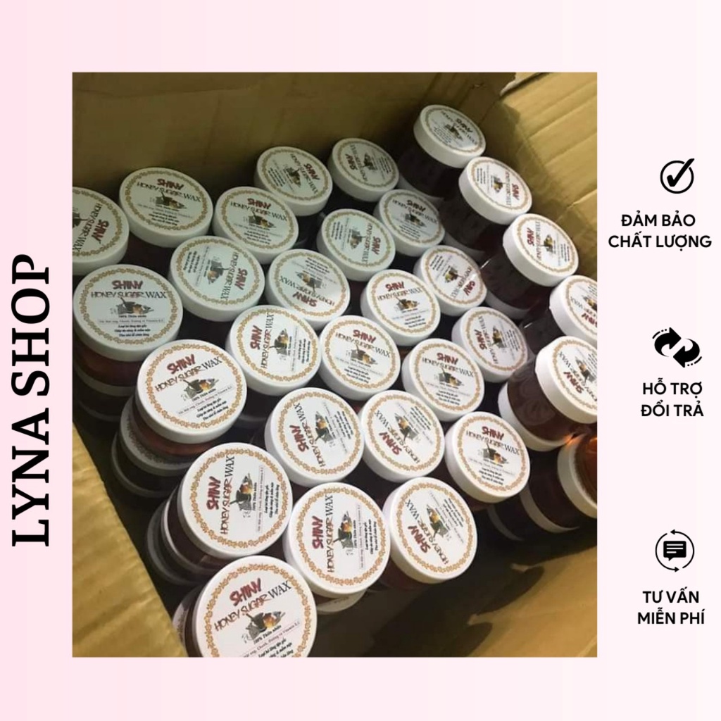 Sáp Wax Lạnh SHINY Hũ 250g Sạch Lông Trắng Mịn Da