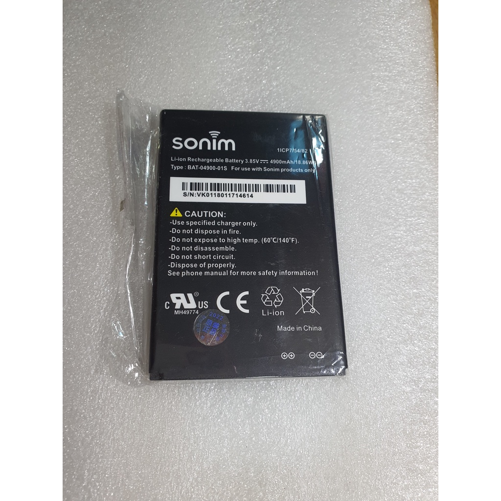 [HCM] Pin Sonim XP8800 linh kiện Mã BAT-04900-01S dung lượng 4900 mAh mới 100%