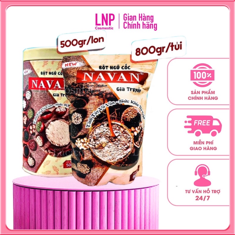 ngũ cốc navan 7 vị đậu 800gr giá sỉ giúp lợi sữa , tăng cân , giảm cân , cung cấp dưỡng chất - tinastoreq2