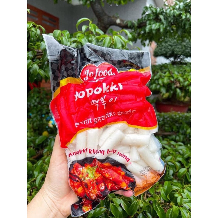 Bánh gạo không nhân Jofood 500g / tokbokki truyền thống