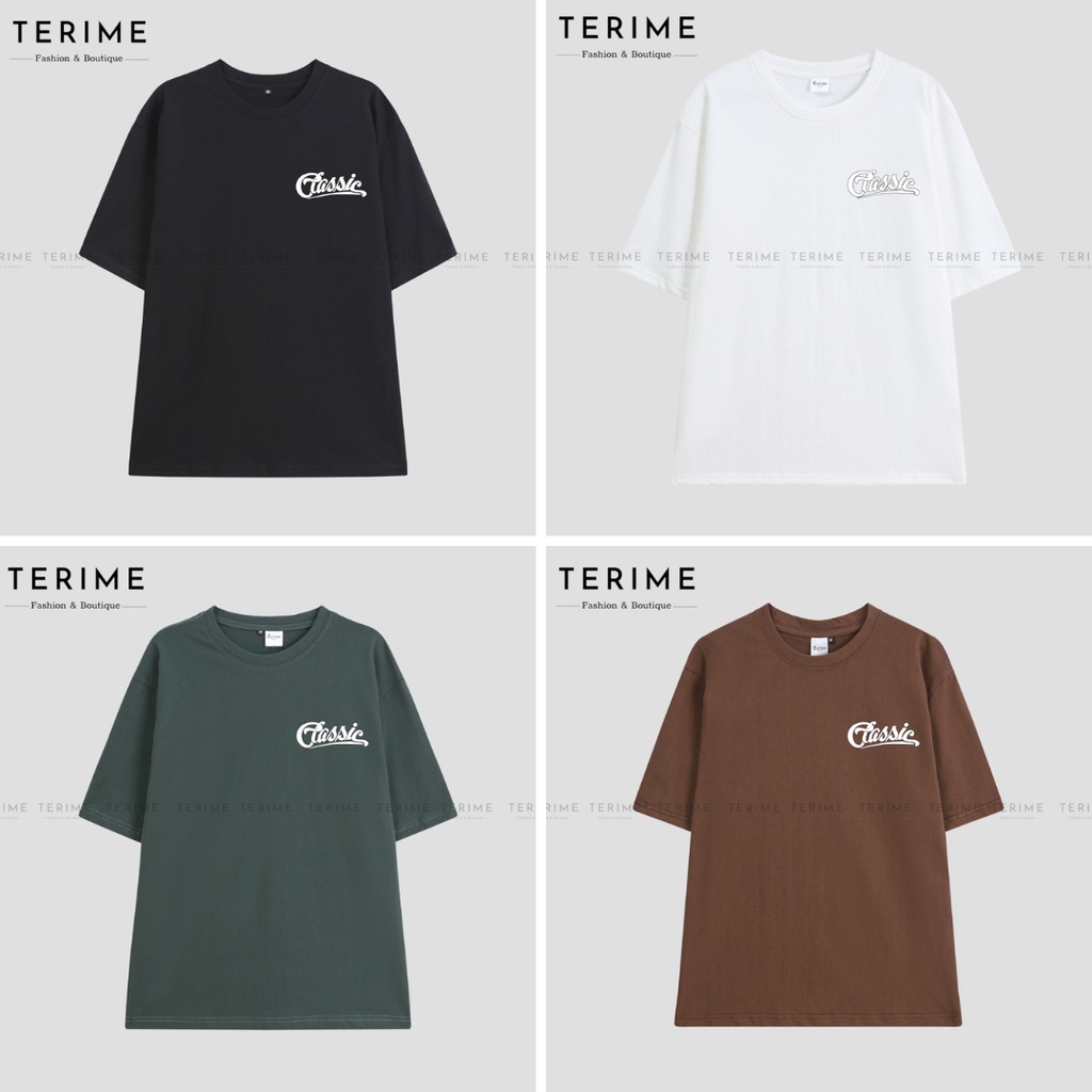 Áo thun Unisex Classic cotton 100% form rộng tay lỡ  L39