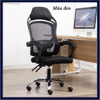 [HÀNG CHÍNH HÃNG] Ghế Văn Phòng, Ghế Xoay Văn Phòng Chân Thép Chắc Chắn, Ghế Xoay 360 Độ Nệm Lưới Cao Cấp Tiện Dụng