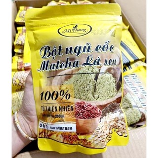 Bột ngũ cốc giảm mỡ matcha lá sen mị hương chính hãng