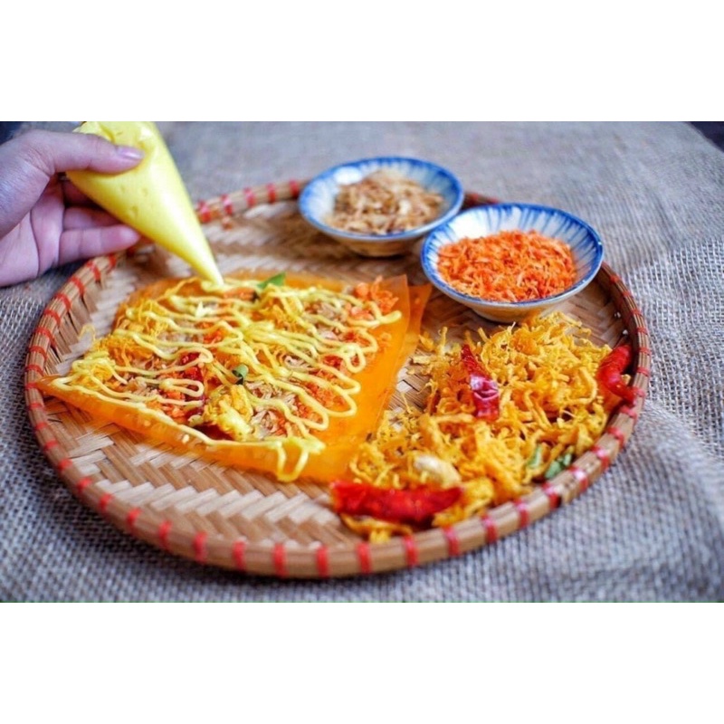 Bánh tráng dẻo tôm mix bơ béo 500g