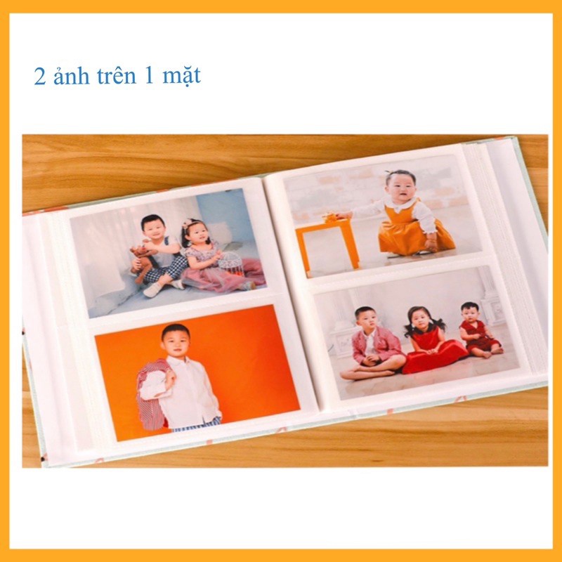 Album ảnh 6x9, 10x15 đựng được 200 ảnh, nhiều mẫu tại AM Printshop
