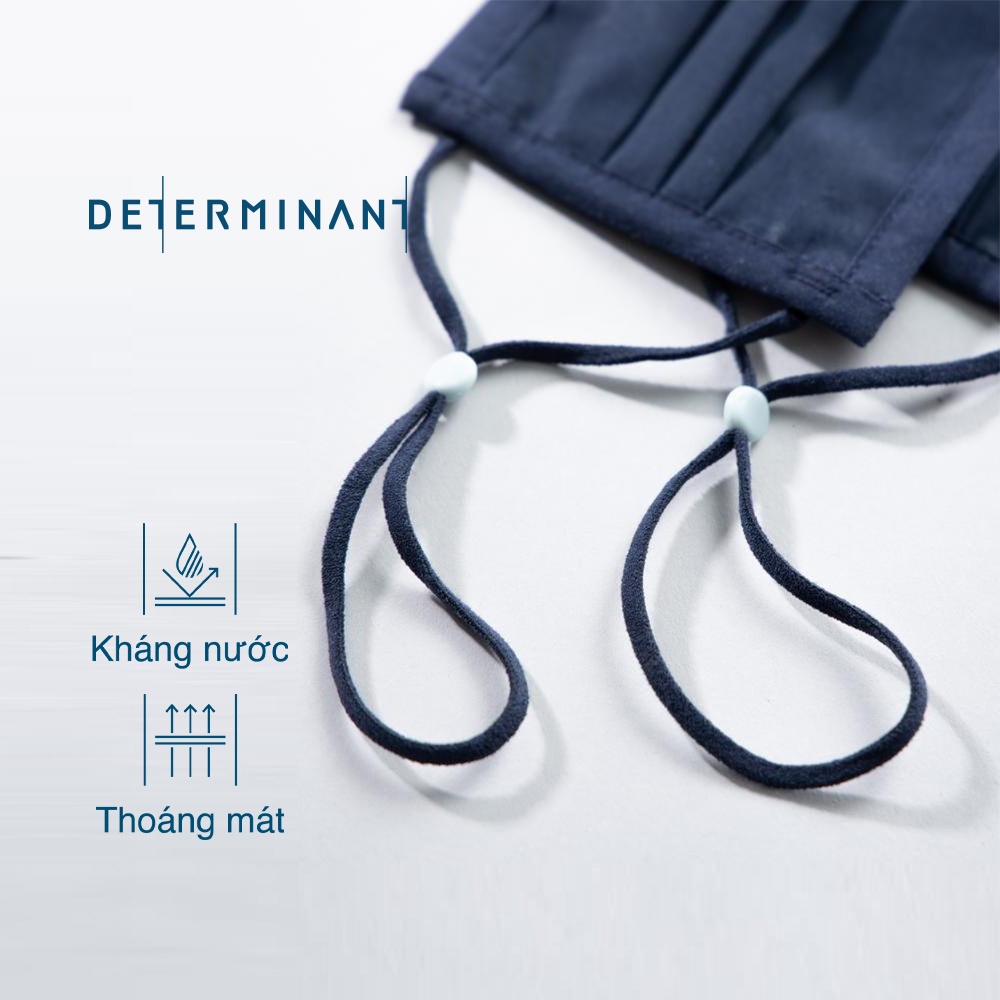 Combo 02 khẩu trang vải kháng khuẩn DETERMINANT - DET30™ màu Navy