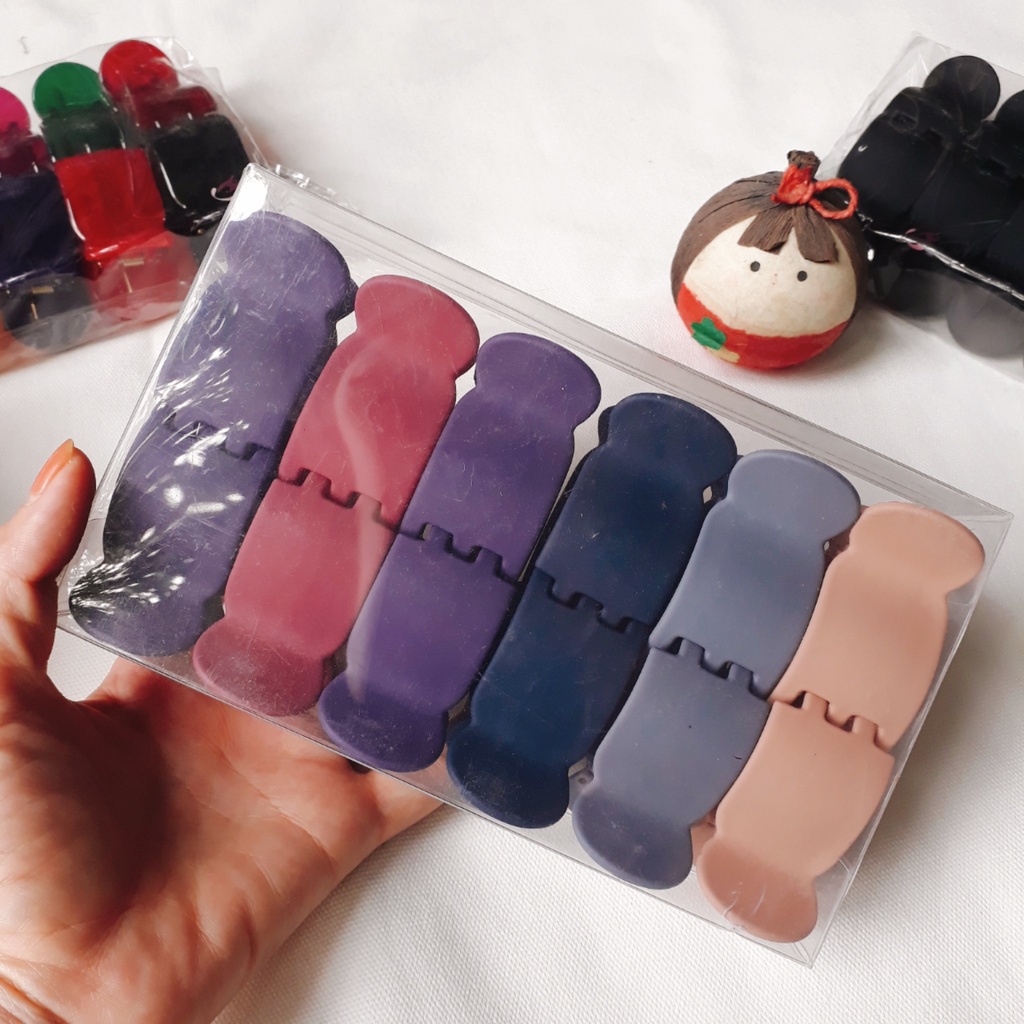 Kẹp tóc, kẹp càng cua loại xịn 3 răng 5 răng nhám và bóng