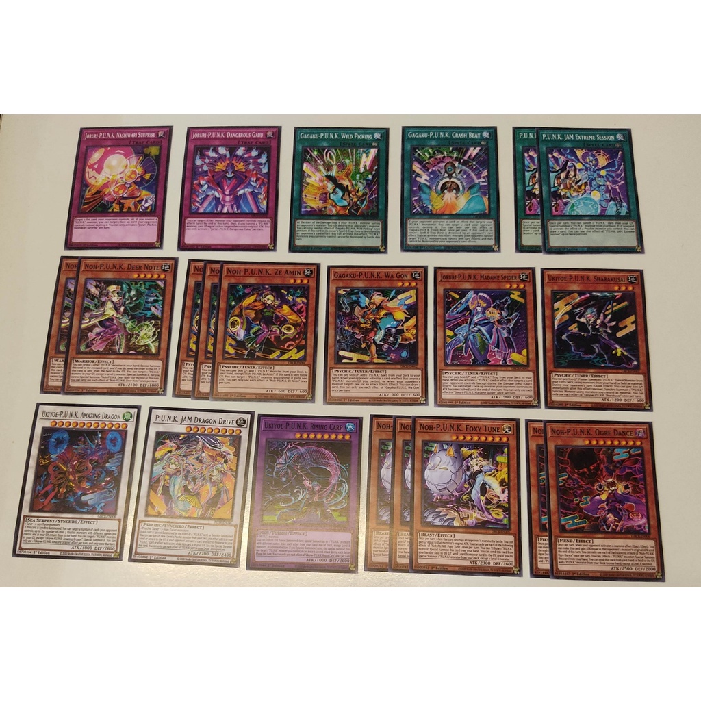 Bài Yu-gi-oh in theo set - P.U.N.K