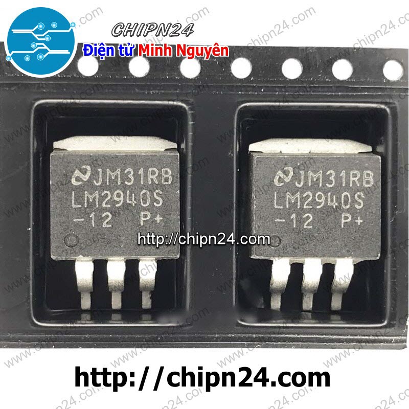 [1 con] (SOP) IC Dán LM2940S-12 TO-263 (SMD) (LM2940-12 LM2940CS-12)
