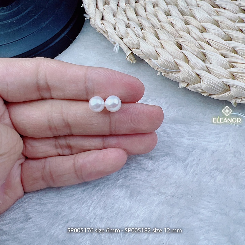 Bông tai nữ chuôi bạc 925 Eleanor Accessories ngọc trai nhân tạo phụ kiện trang sức 5176