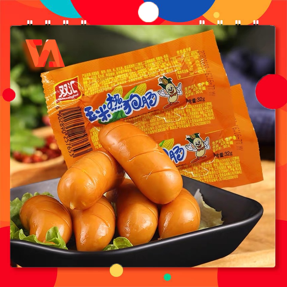 Sỉ Thùng 60 cái Xúc Xích Ngô - Xúc Xích Cay Siêu Ngon
