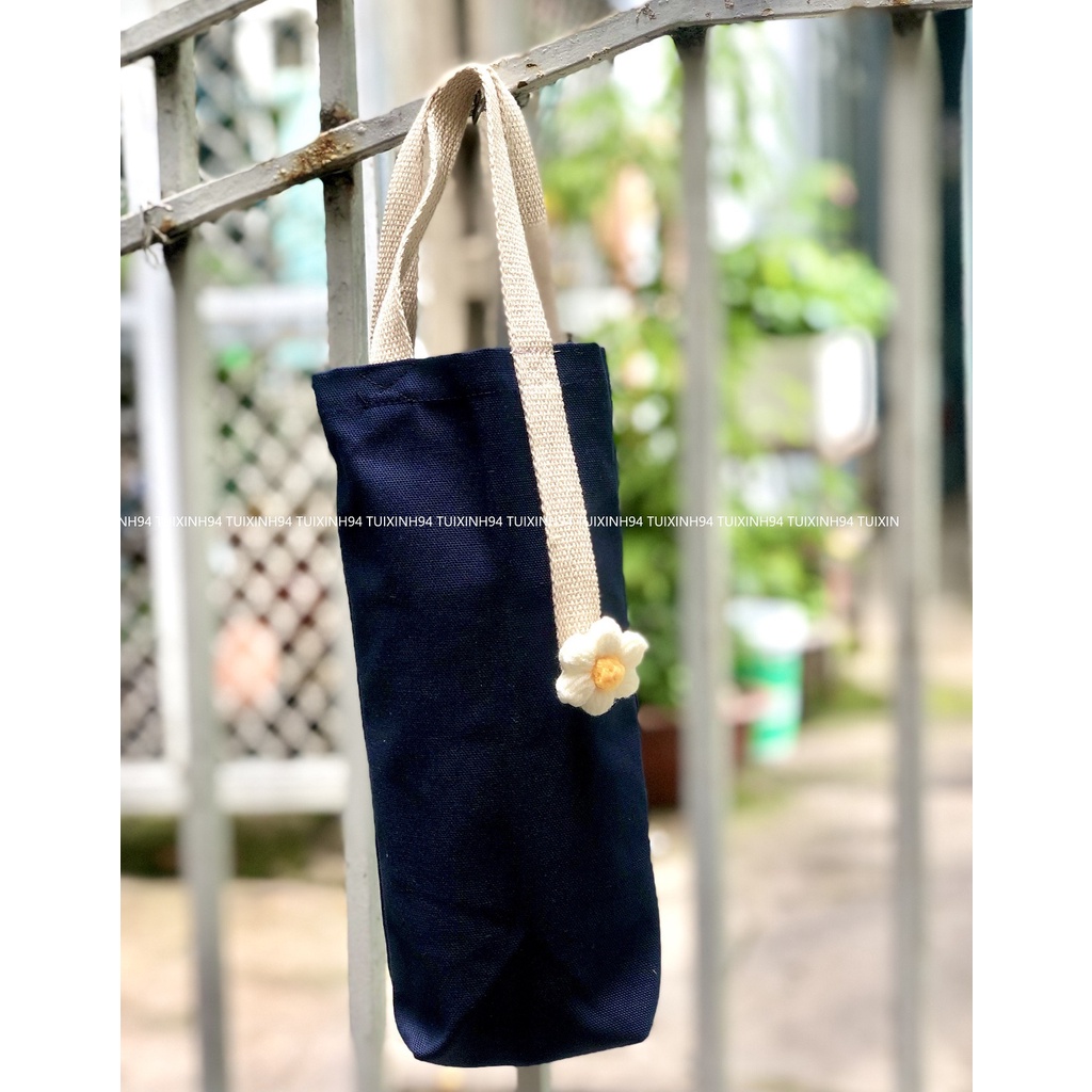 Pin/ Ghim Cài Hoa Len 6 Cánh Dễ Thương  - Pin Cài Túi, Áo, Balo, Nón