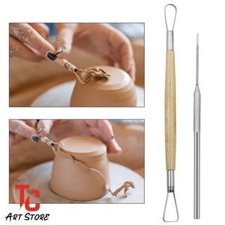 BÁN LẺ - Dụng cụ điêu khắc đất sét, cào đất sét, làm gốm