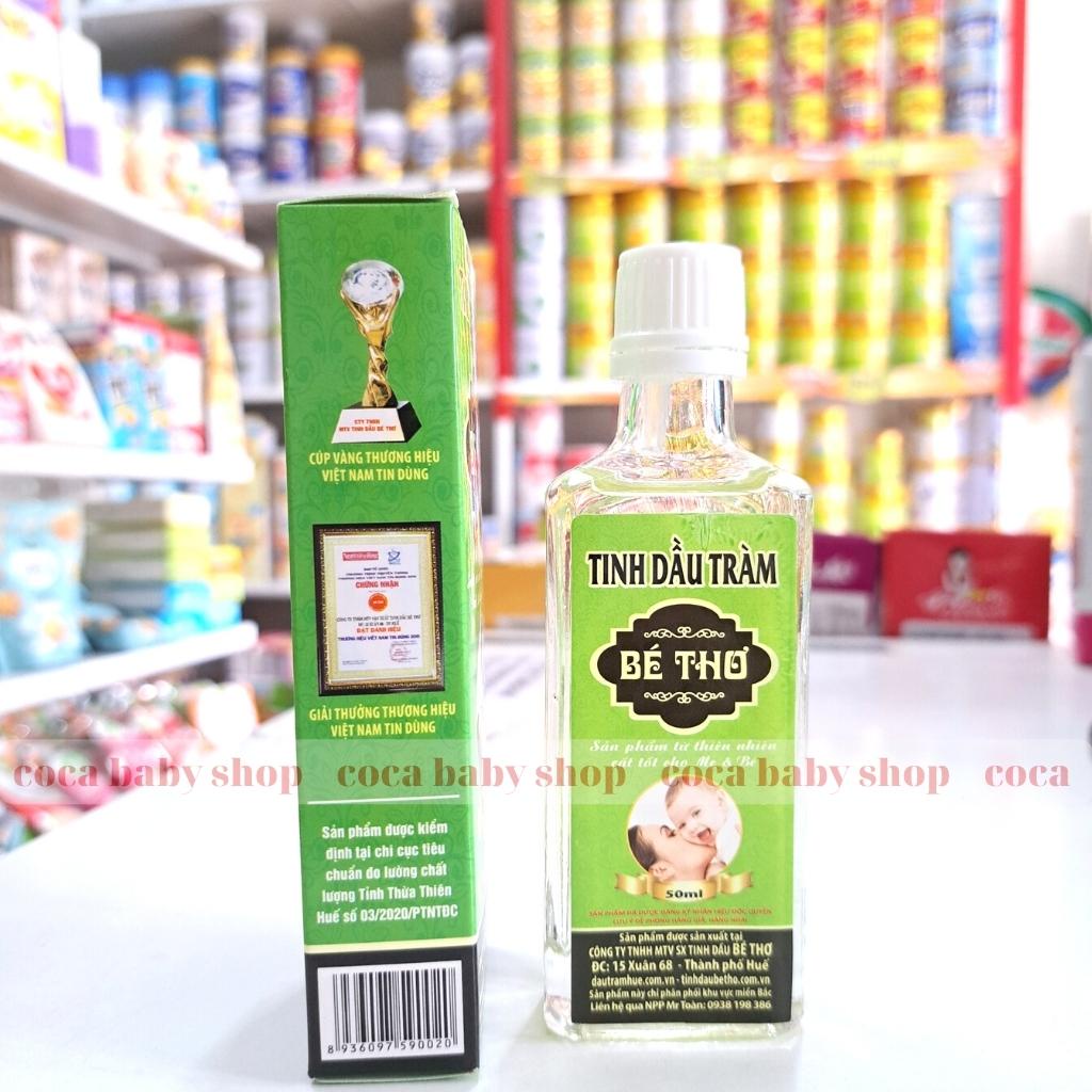 Tinh Dầu Tràm Huế Bé Thơ An Toàn Cho Bé Từ Sơ Sinh, Mẹ Bầu 50ml-100ml