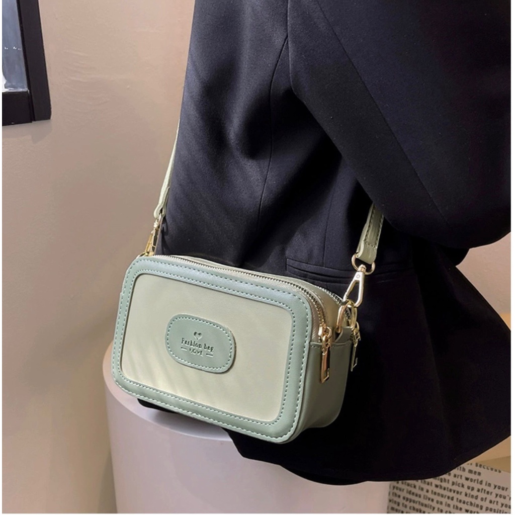 Túi xách dáng hộp kiểu mới da mềm,túi đẹp thời trang công sở kẹp nách xách tay Hàn Quốc,Ví nữ BABUMAP - TDC039