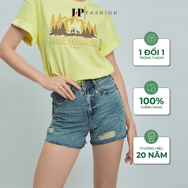 Quần short jean rách J-P Fashion B 15007451