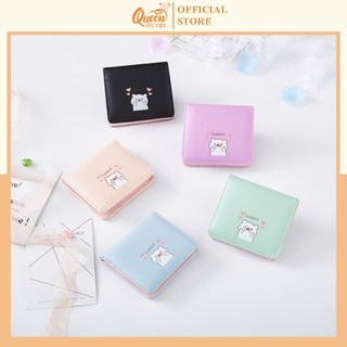 Ví Nữ Vuông Mini FOREVER YOUNG Chú Heo Thả Tim Hot Trend Siêu Xinh