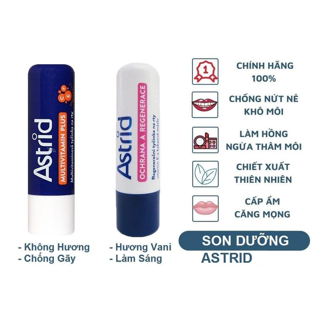 Son dưỡng môi, son mỡ hưu Astrid