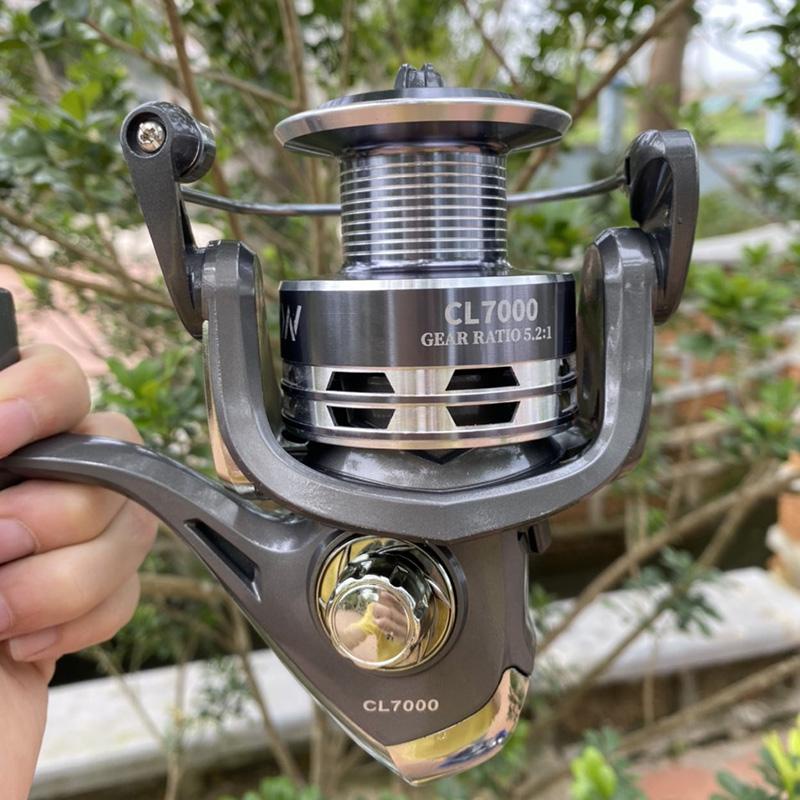 Máy câu cá Daiwa CL. Máy câu kim loại. Máy câu lure dùng cho cần câu máy đứng. Đồ Câu Hoàng Nam