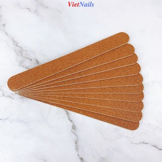 Dũa mỏng nhám nâu dũa móng gel móng tự nhiên - dũa mỏng nâu dũa êm móng